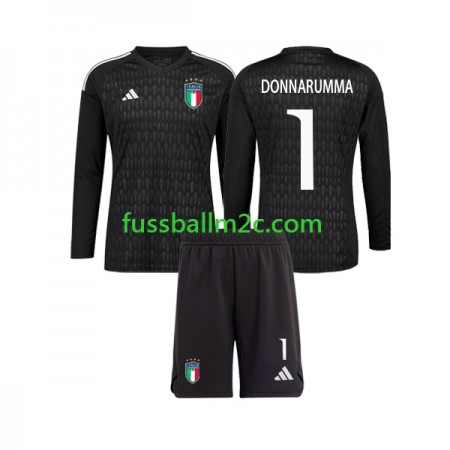 Fußballtrikots Italien Donnarumma 1 Torwart Kinder Auswärts Trikotsatz 2023 Langarm Fußballtrikots Italien Donnarumma 1 Torwart Kinder Auswärts Trikotsatz 2023 Langarm